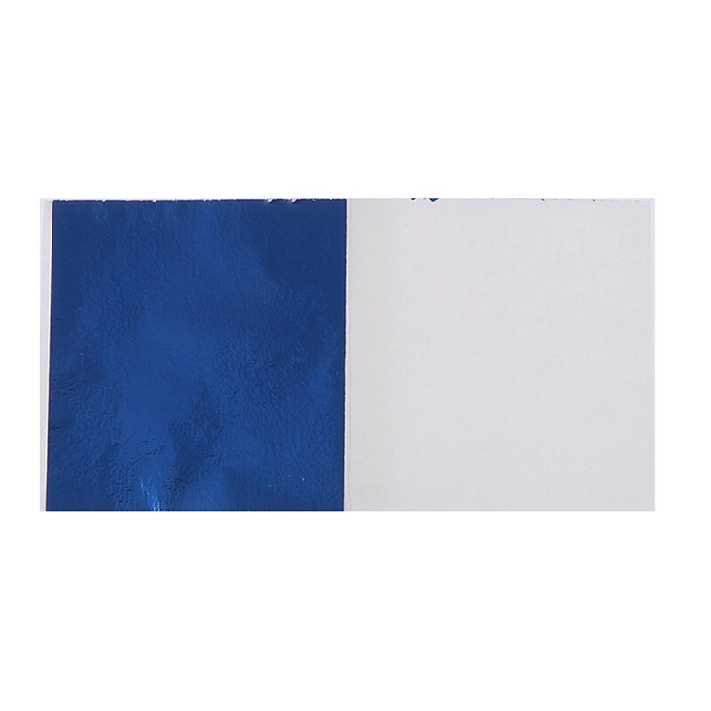 Nuovo 10 pcs Imitazione Foglia Oro Foglio di Arte Carta Artistica E Per Hobby Doratura Nastro di Rame Fai Da Te MELMA di Crafting Decorazione Modellazione Slime/argilla: Blu