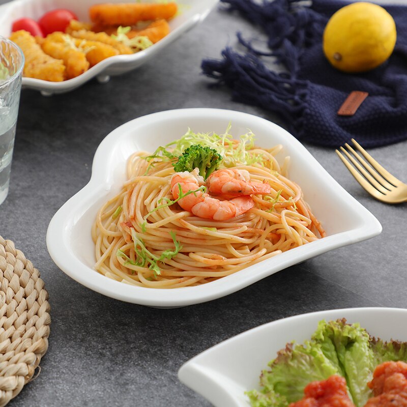 Household vegetable dish deep set dish cutlery set dessert fruit plate tableware kitchen catering WF1120205