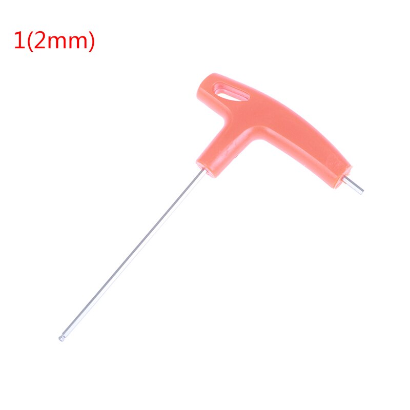 1Pc 2-10mm Metric T Shape Handle Allen Wrench Ball End Hex Key Long Arm: A1