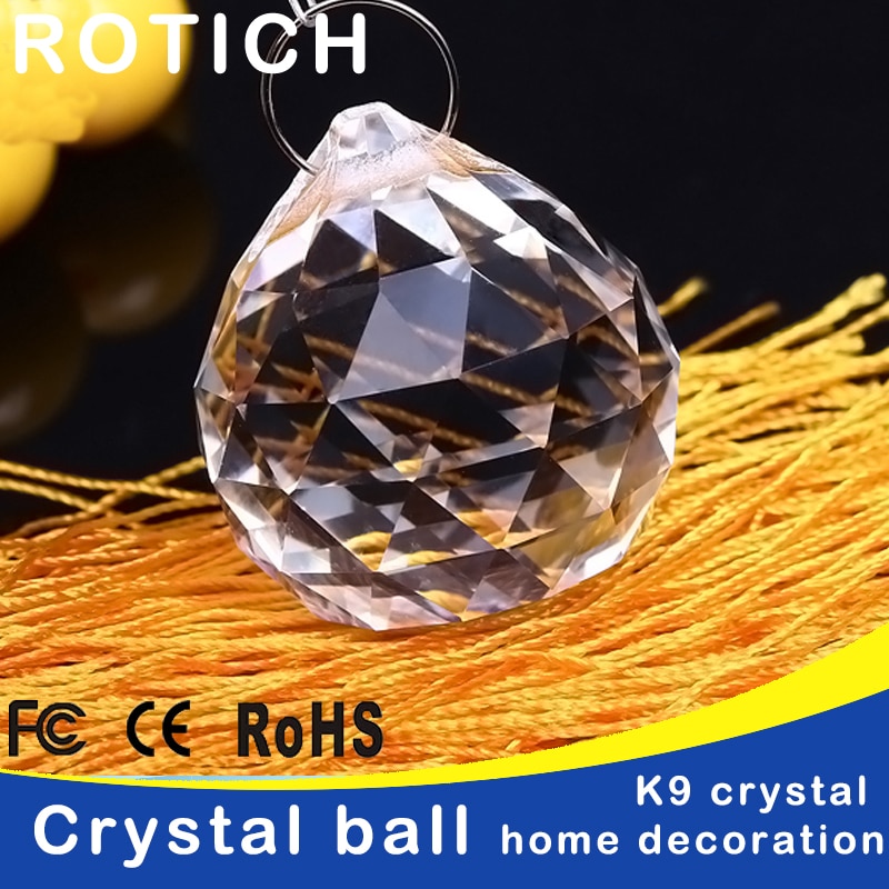 20 stks/partij 20mm Glas kristallen voor kroonluchters facet opknoping bal kristallen druppels voor kroonluchter onderdelen voor home decoratie