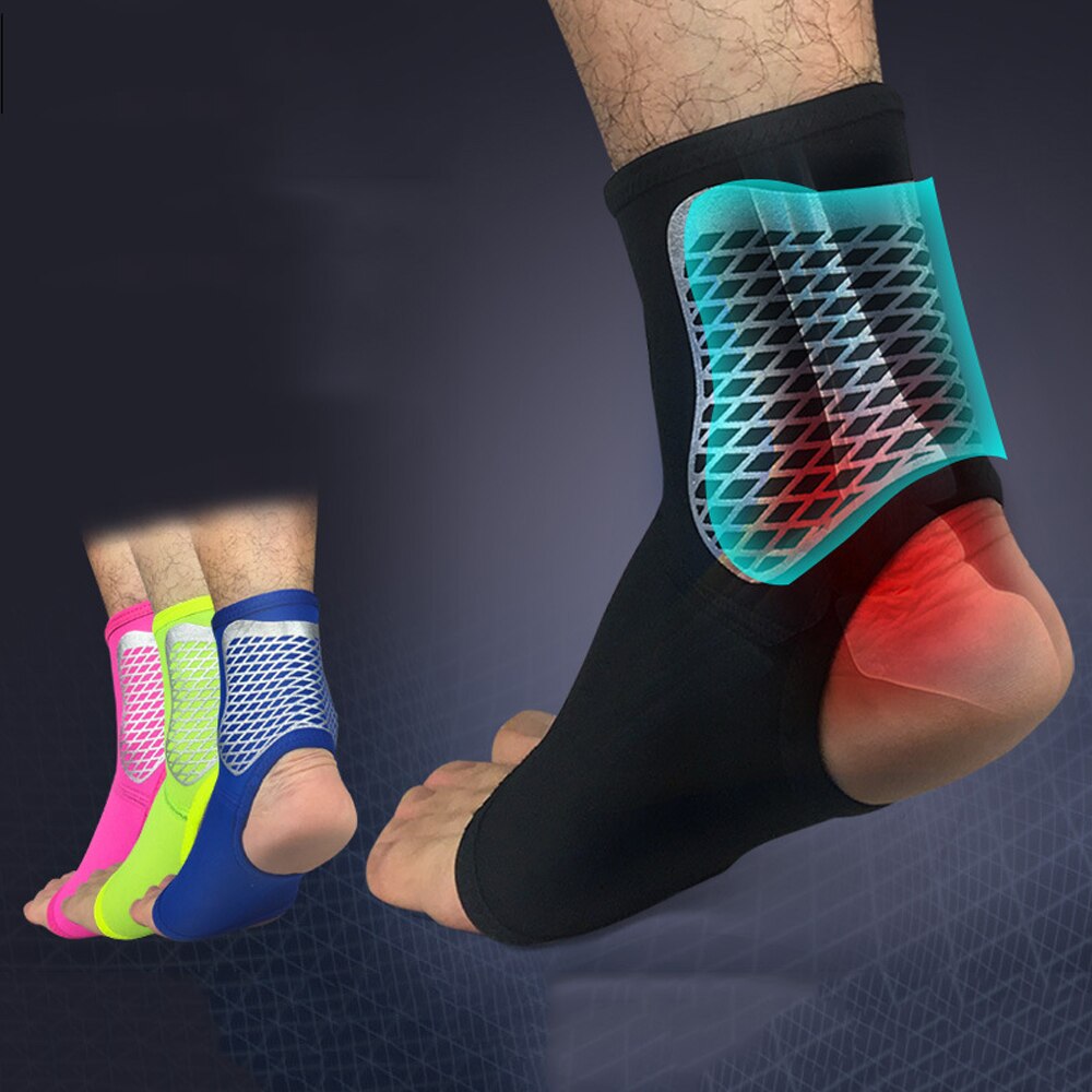 Tobillera de , calcetines de tobillo para deportes, equipo elástico de alta protección, equipo de seguridad para correr, fútbol, Fitness, gimnasio, 1 ud.