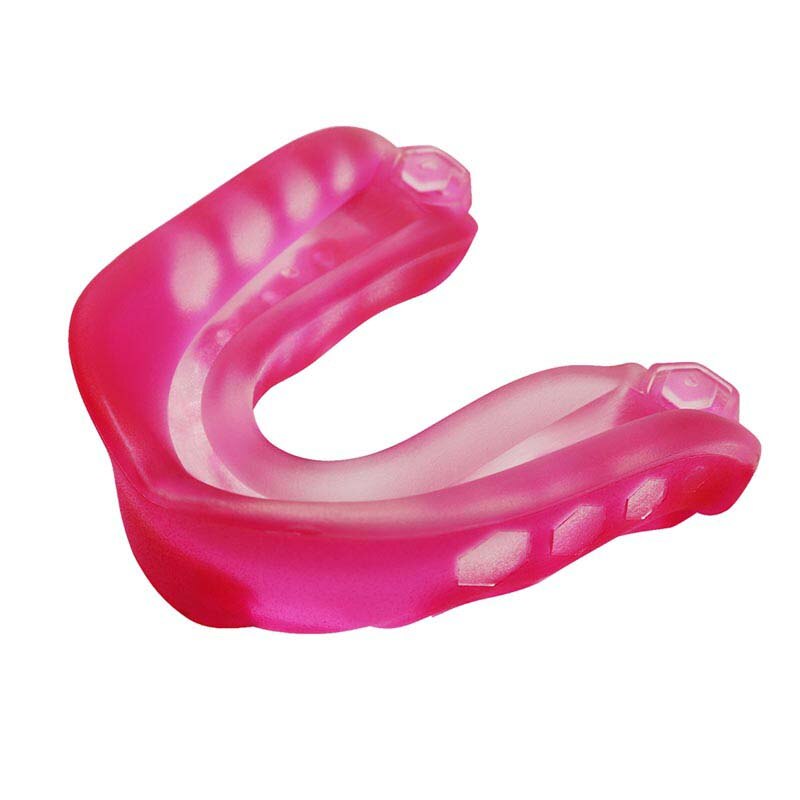 Portable full lip mouth guard food grade safe eva teeth protector for basketball football soccer boxing: P