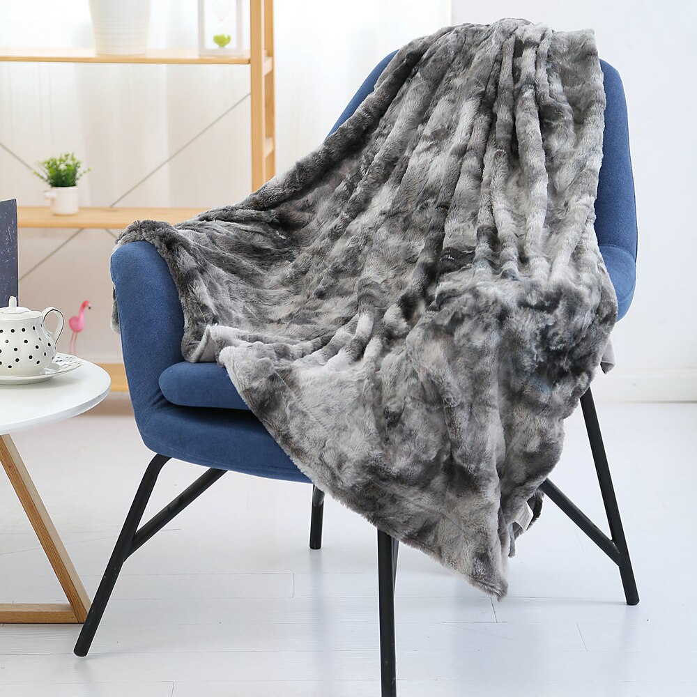 130x16 0/160x200cm nouvelle fourrure douce couverture floue douce courte fausse fourrure jeter couverture tapis lit chaise canapé salon