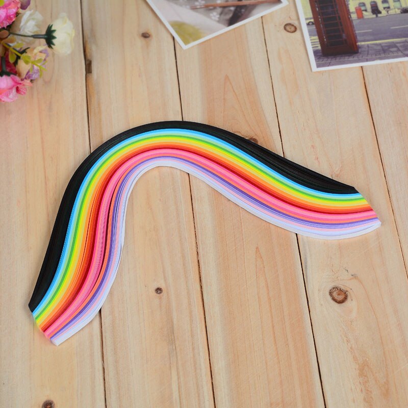 Stripes Quilling Paper DIY Craft Hand Made Child Mixed Color Origami Scrapbooking scrapbook diy paper craft