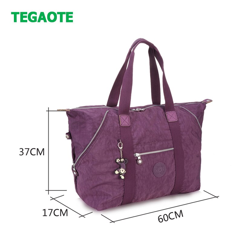 TEGAOTE femmes Top-poignée Sac à bandoulière de luxe sacs à main Nylon plage décontracté fourre-tout Femme Sac à main Sac Femme Bolsa Feminia