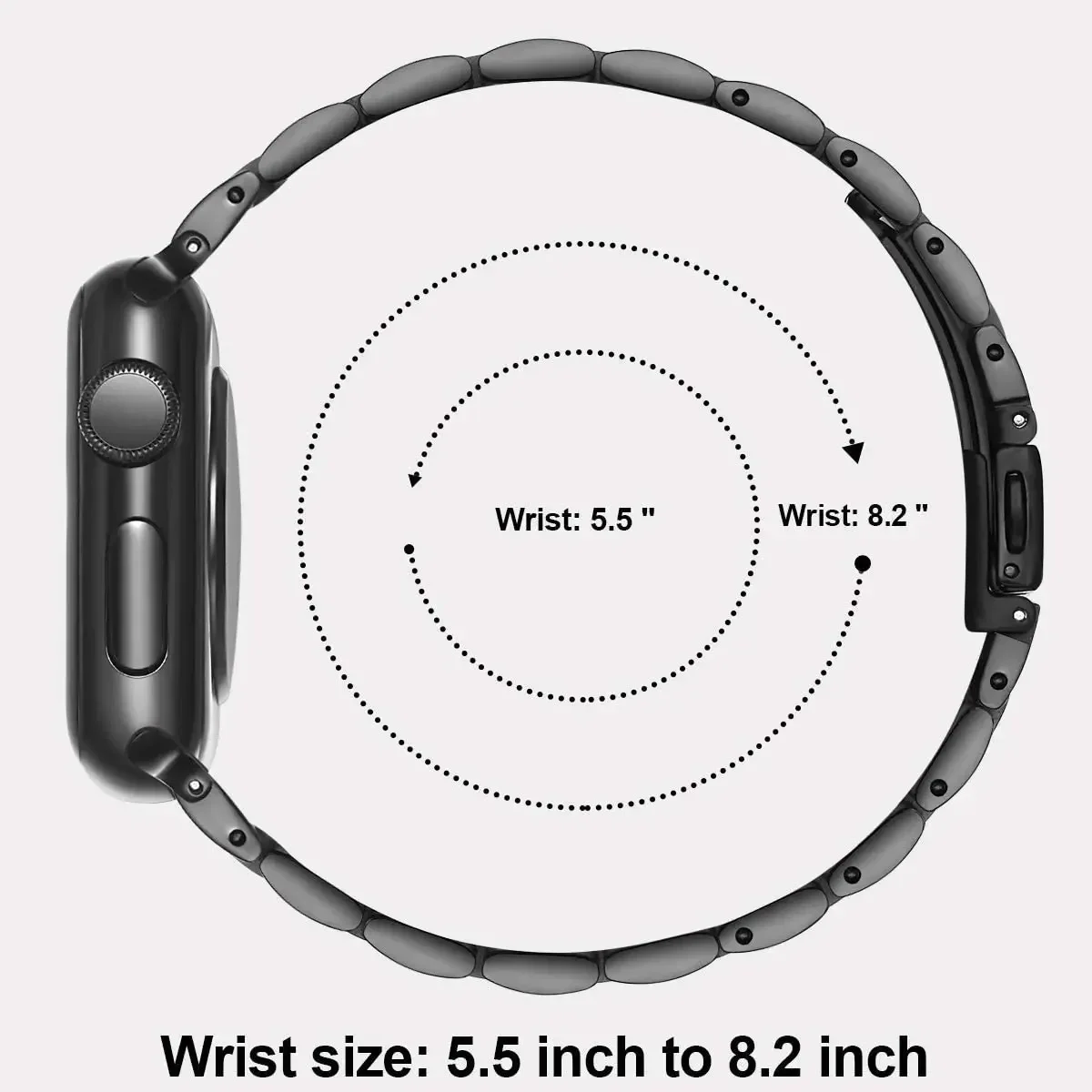 Rostfritt stålarmband för apple watch ultra 2 band 49mm 42mm 44mm metallarmband iwatch series 9 8 7 6 se 5 4 3 dam 45mm 41mm