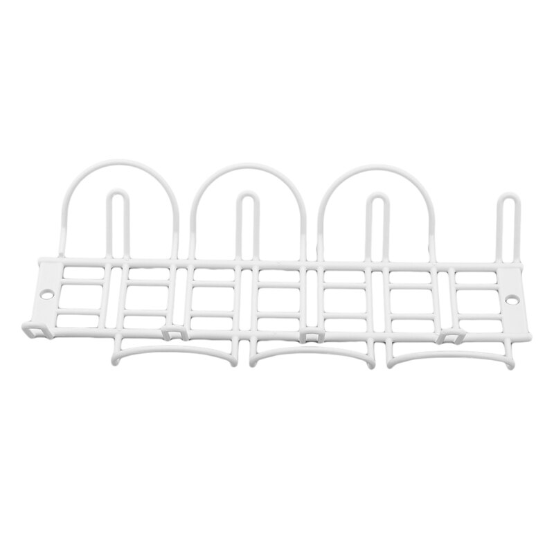 Onder-Tafel Opbergrek Tafel Bodem Stopcontact Houder Opknoping Rack Lijn Afwerking Bureau Voor Keuken Home Office Zuig muur: White