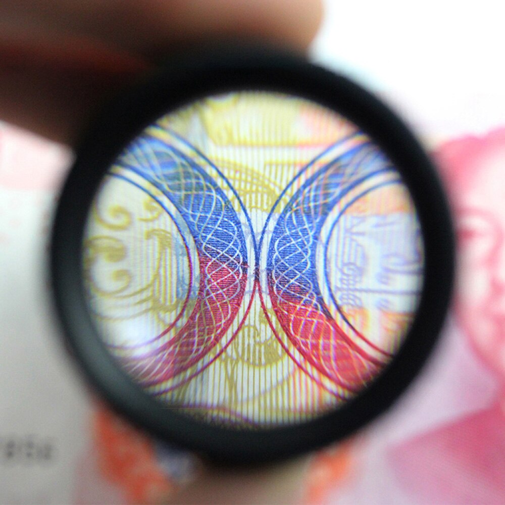 30X HD Magnifying Glass Optical Glass Lens Mini Pocket Magnifier Handheld For Coin Stamps Jewelry Loupe Lens For