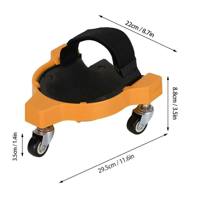1pcs Knee Pad Rolling Wheels-Multifunctional Sliding Labor-Saving Wheel Kneeling Pad Adjustable Gliding Knee Wheeled Rolling