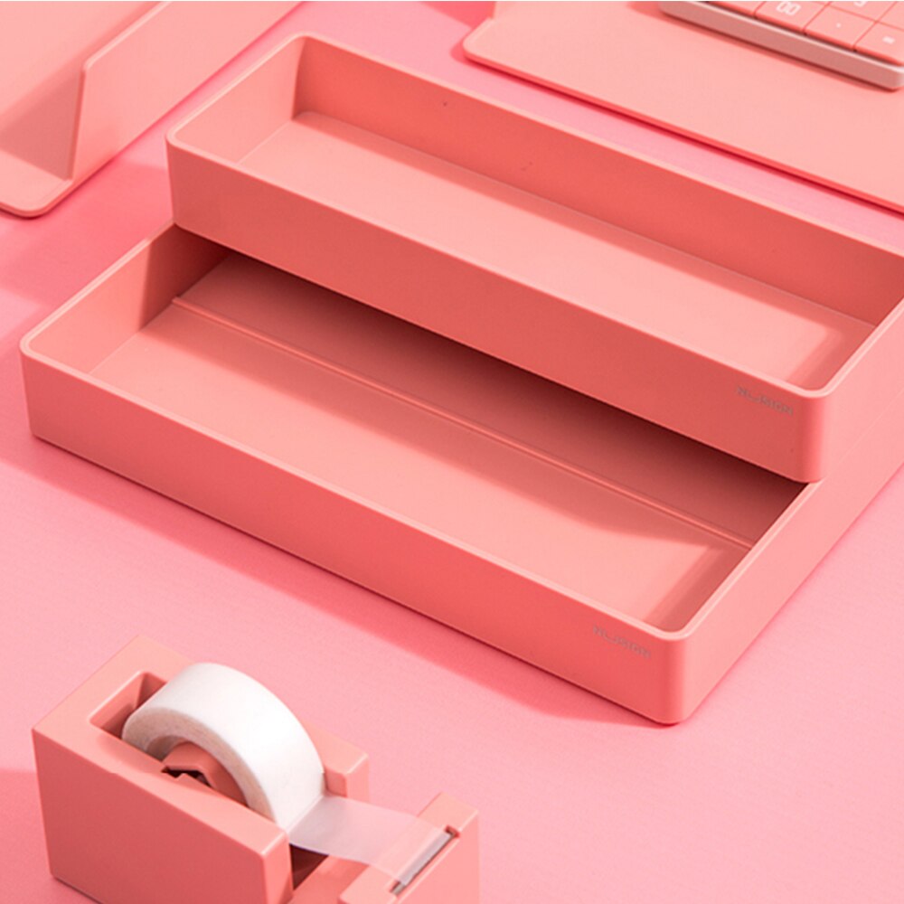 Nusign DIY Combination File Stationery Holder Files Storage Box Multi-layer Rack Information Finishing Storage Shelf For Office