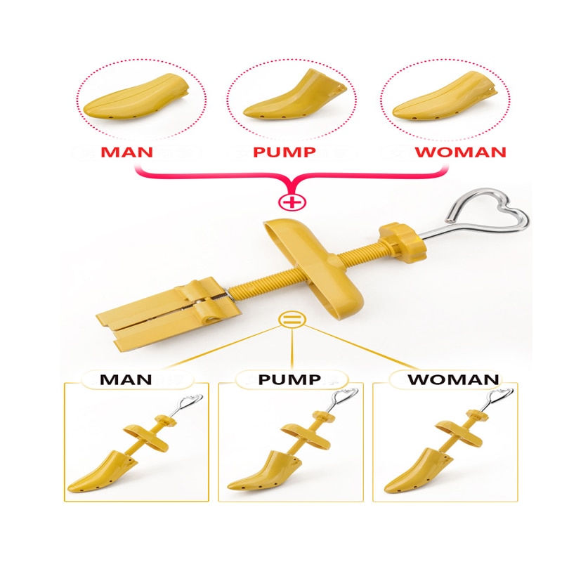 cost-effective Men/ Women/women pump Width Adjustable Shoe Stretchers Bunions 2 Way Stretching Length Shaper
