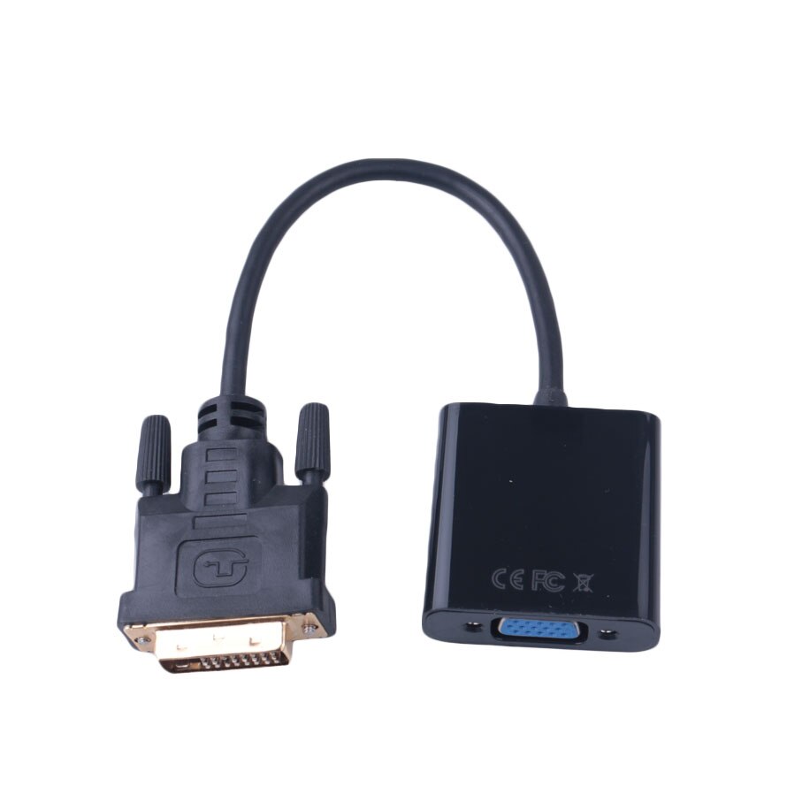 1080P DVI-D naar VGA Adapter 24 + 1 25Pin Male naar 15Pin Vrouwelijke Kabel Converter voor PC Computer HDTV monitor