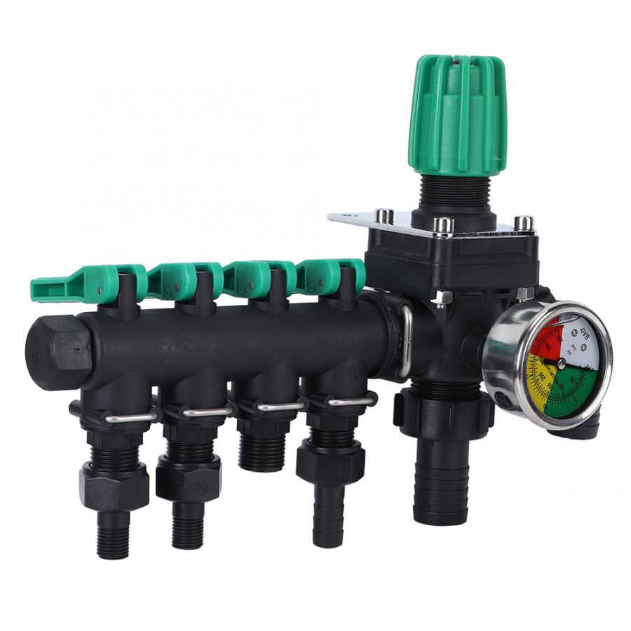 4 Way Water Sprayer Splitter Agricultural Garden Sprayer Control Valve Accessories for Agriculture