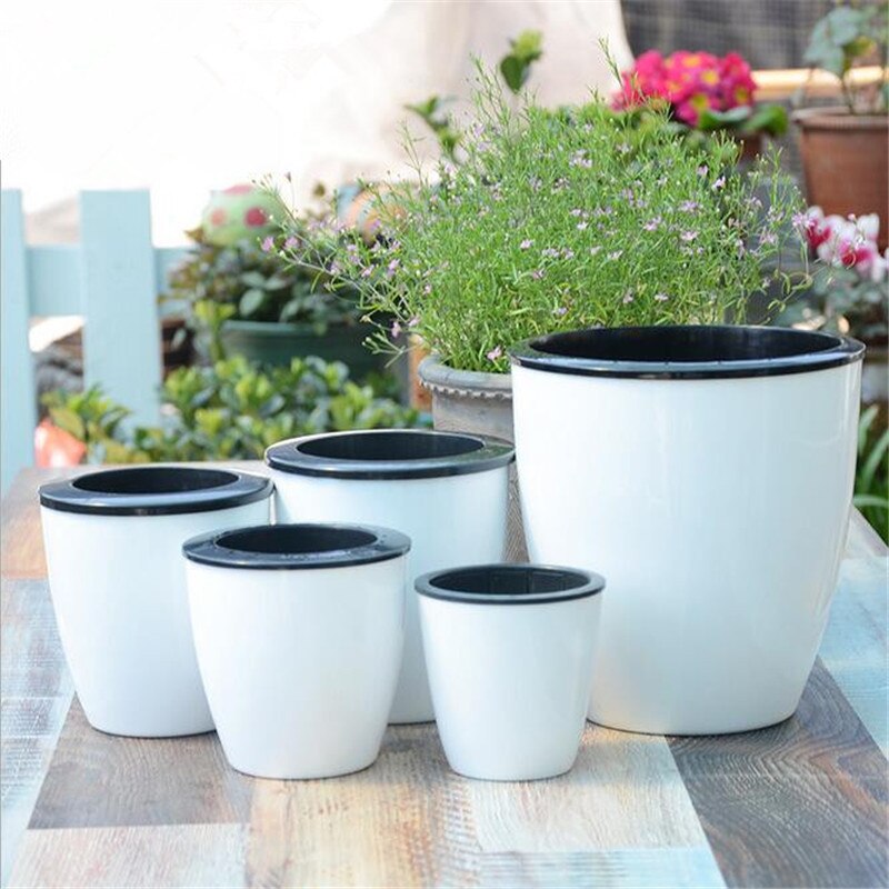 Automatic Water-absorbing Flower Pots Bonsai Multi-meat Plant Hydroponic Potted Large Plastic Flower Pots