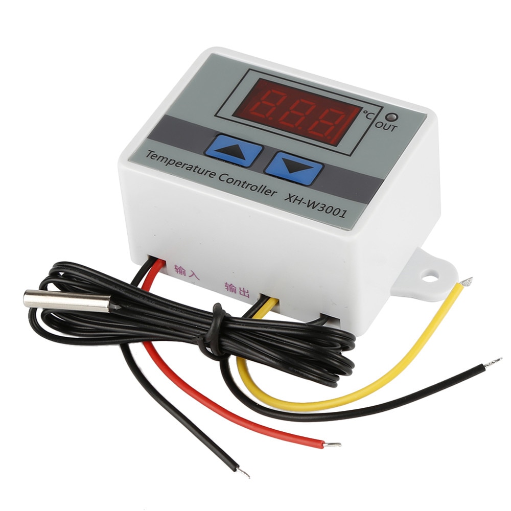 Multifunctional 220V 10A Digital LED Temperature Controller Microcomputer Thermostat Switch Sensor Meter Probe XH-W3001