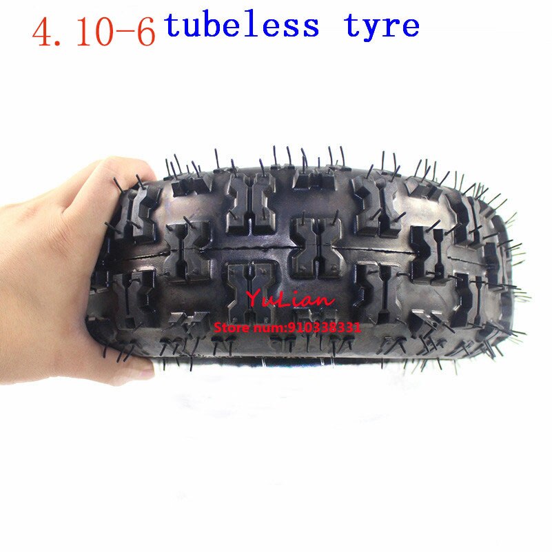 Bonne 4.10-6 pneu Tubeless ATV Go Kart MIni Quad 4.10-6 pouces pneu chasse-neige vide pneu de motoneige 4.10-6 pouces pneu de plage