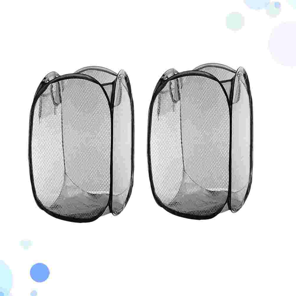 2pcs Laundry Hamper Practical Useful Foldable Clothes Hamper Clothes Basket for Home Outdoor Camping College Dorm