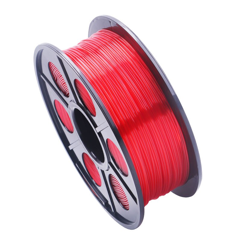 KCAMEL PETG 3d Printer Filament 1.75mm 1kg/2.2lbs Plastic Filament With Material for 3D Printer: Transparent red
