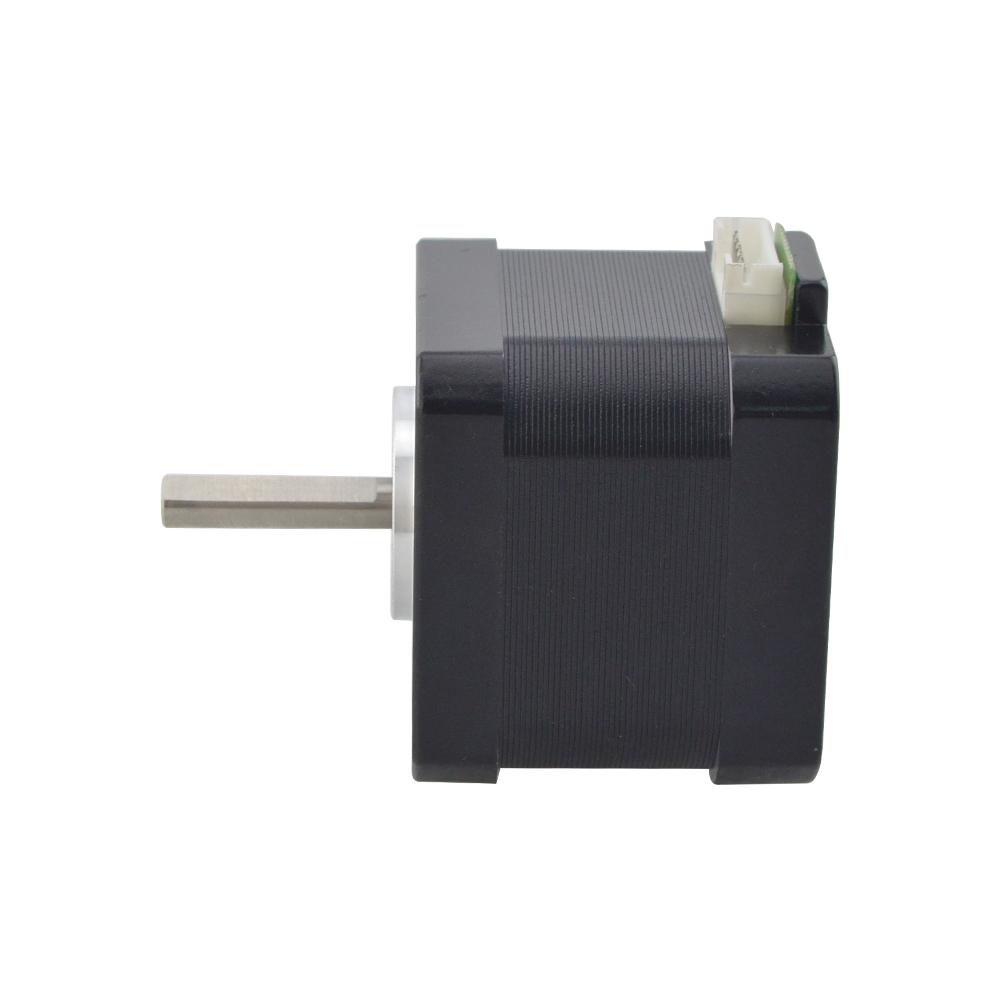 STEPPERONLINE-Motor paso a paso Nema 17, dispositivo de 39mm, 42Ncm, 1.5A, 12V, Nema17, 4 Plomo, para impresora 3D CNC XYZ