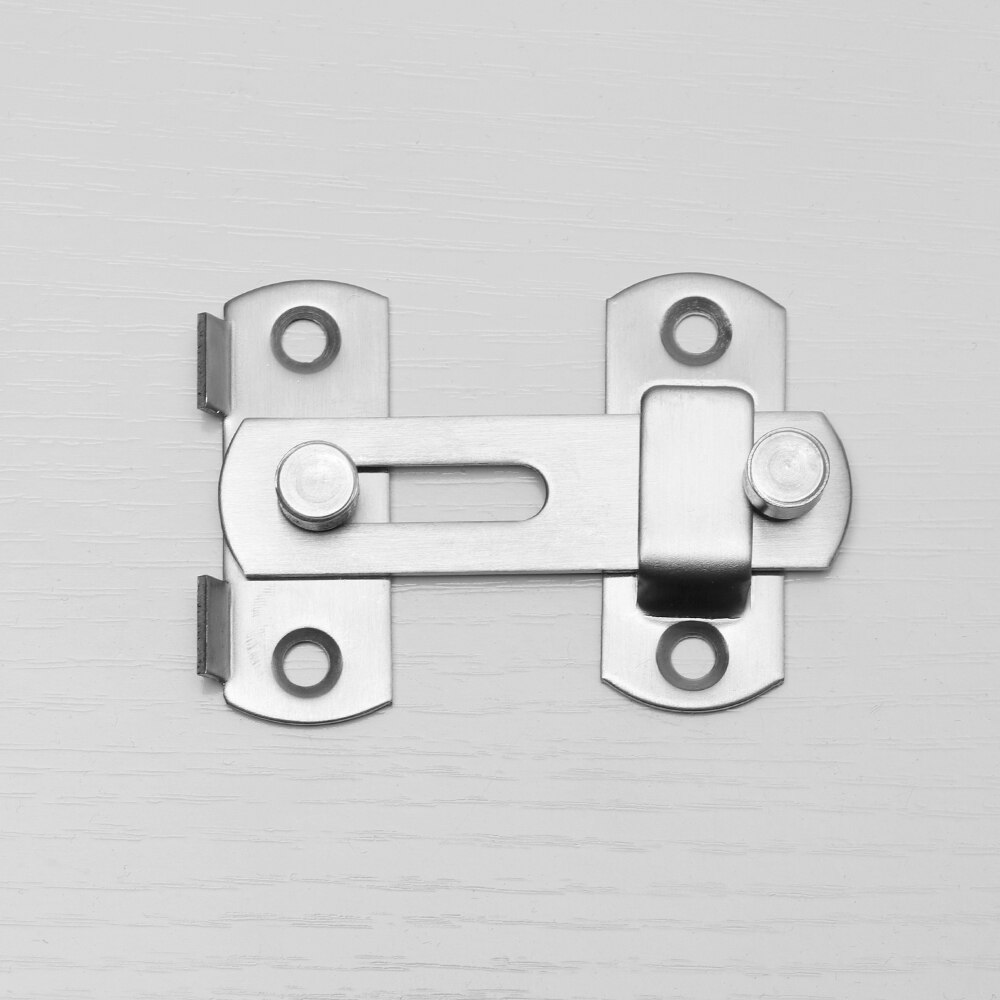 Stainless Steel Hasp Door Bolt Cabinet Catches Window Catch Lock Silent Gate Buckle Padlock Clasp Furniture Hardware Fittings