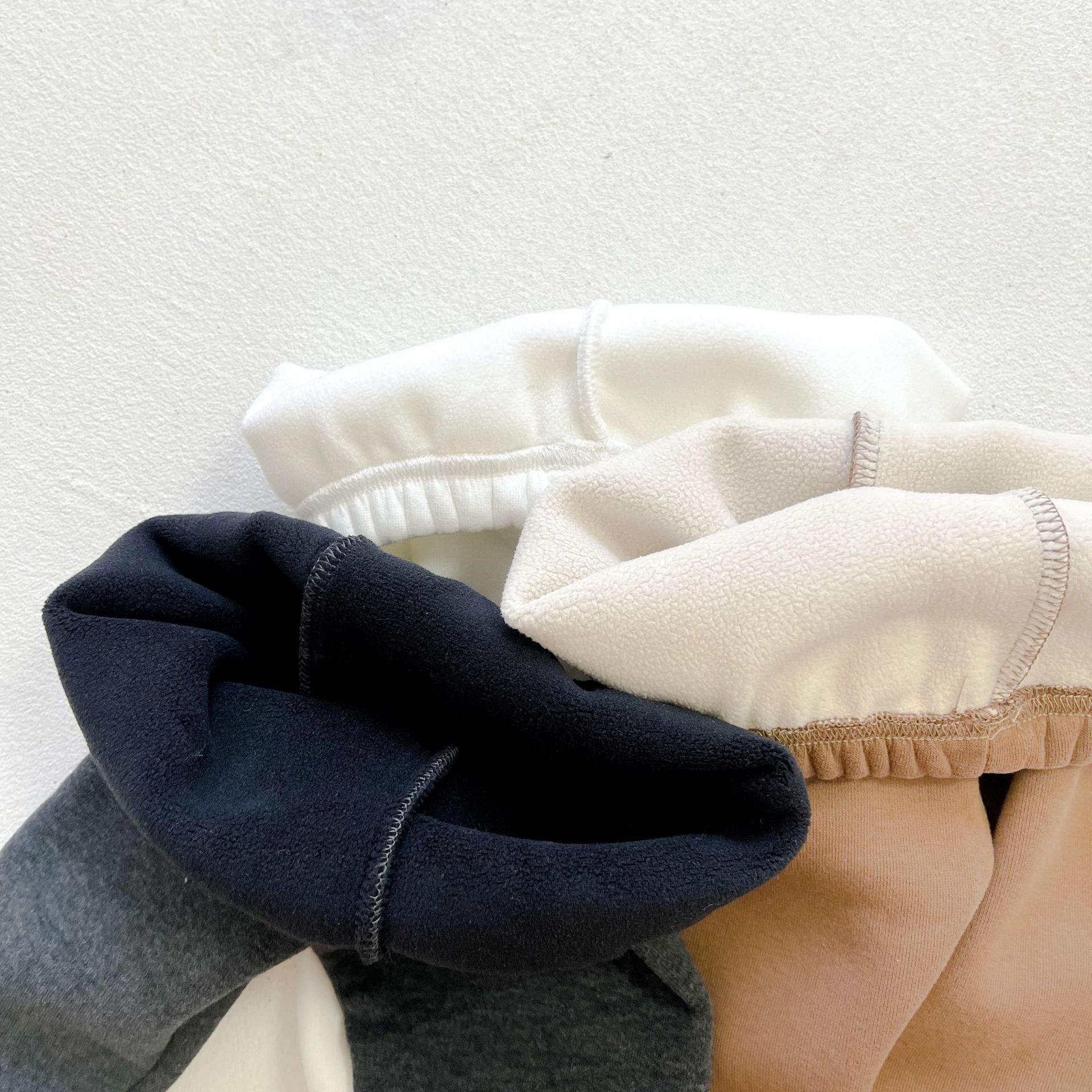 2021 novo bebê algodão leggings inverno mais veludo engrossar criança remendo calças infantil menina quente leggings do bebê menino pp calças