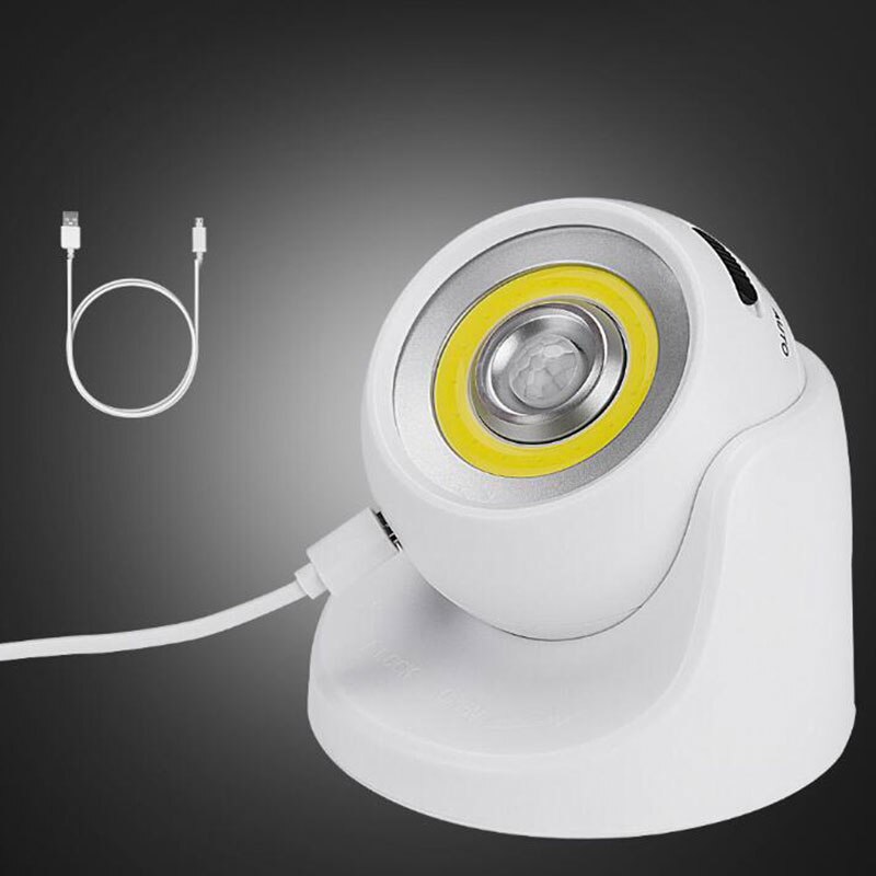 LED Motion Sensor Light 360 Degree Night Porch Light Outdoor Indoor Bright Wireless Ceiling Lamp Rechargeable Wall Nightlight
