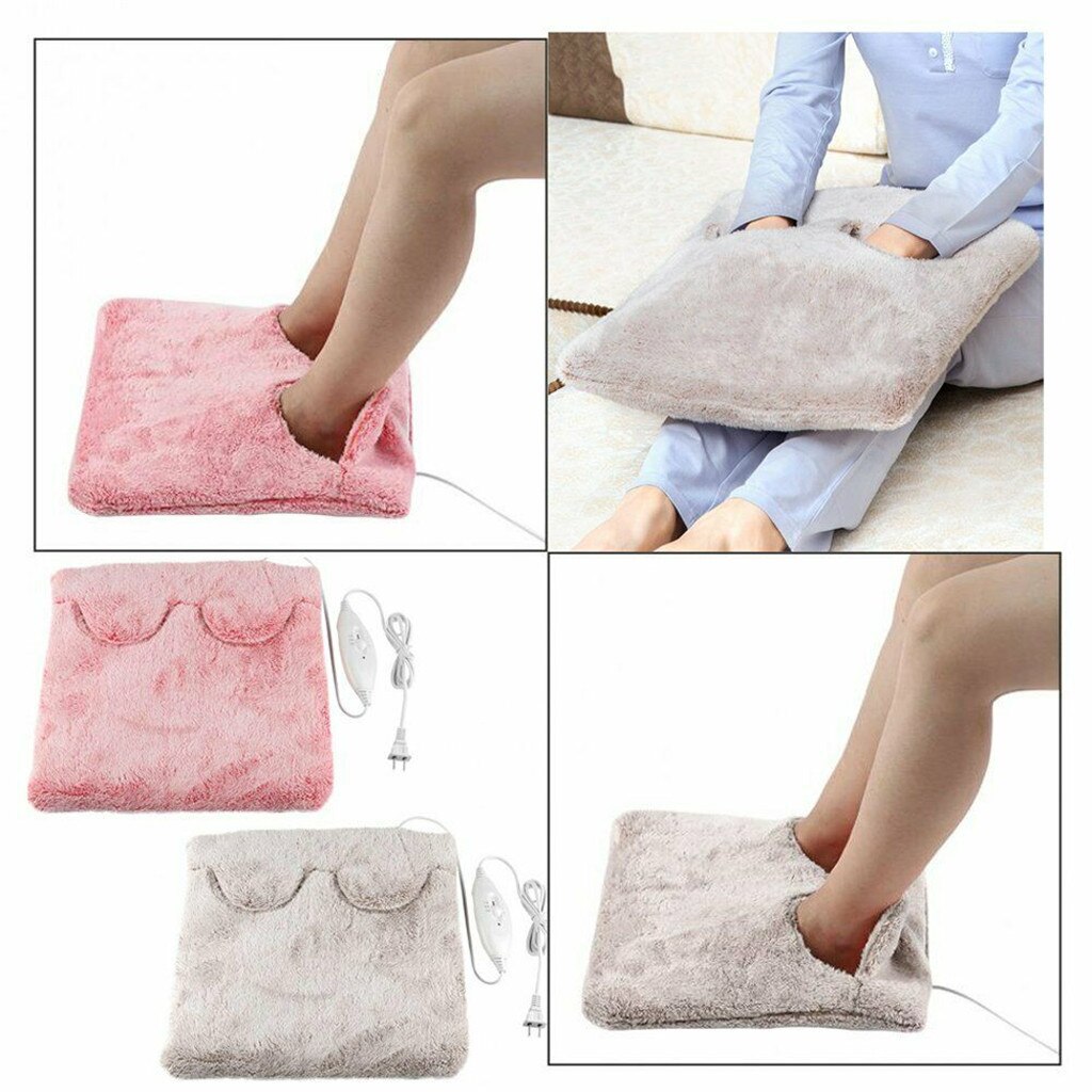 Stóp ogrzewacz dłoni poduszka elektryczna kapcie podgrzewane podkładki sofa krzesło ciepła poduszka zimowe ciepłe buty elektryczny koc podgrzewacz