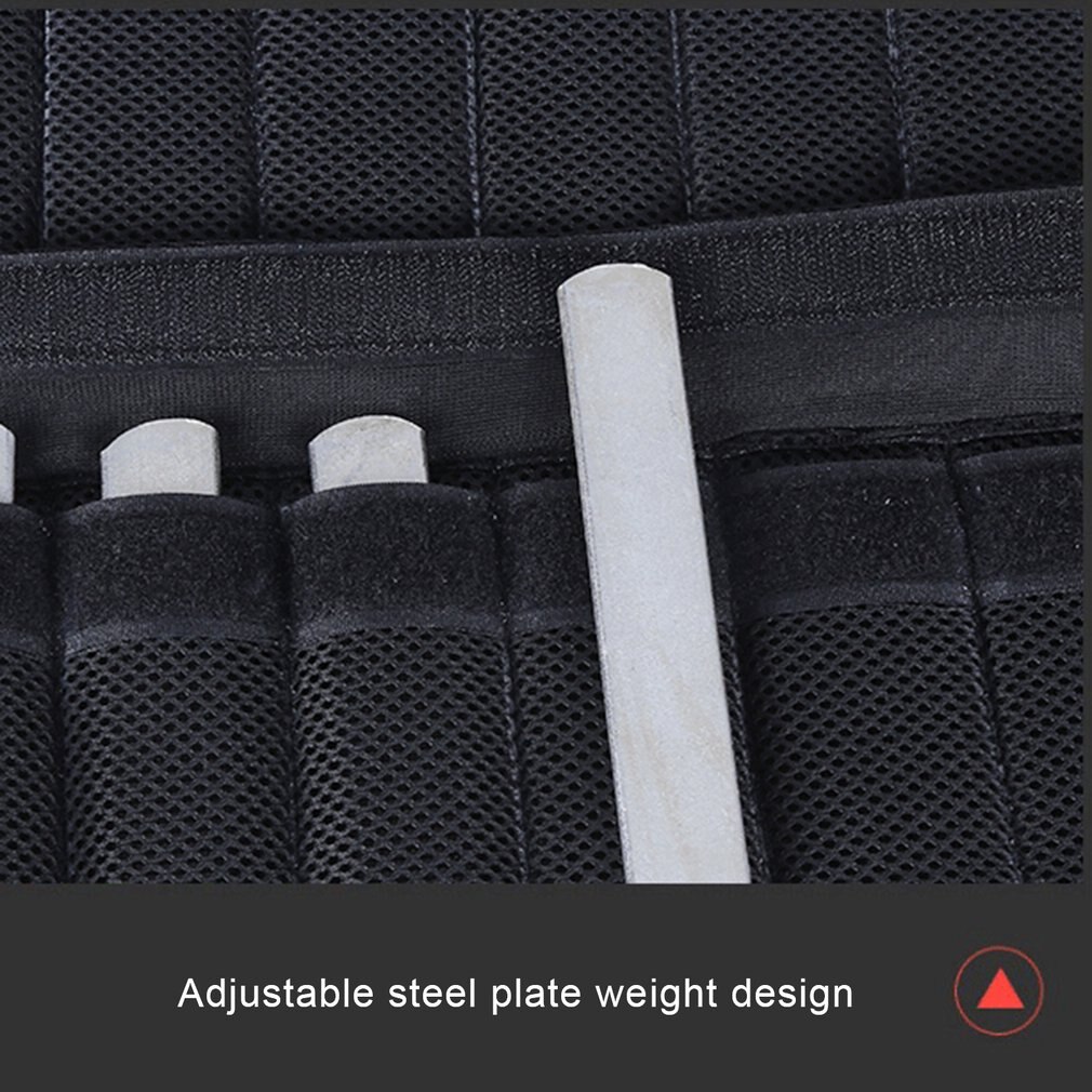 Chaleco ponderado ajustable para entrenamiento, chaqueta de Fitness para entrenamiento, gimnasio, boxeo, equipo de Fitness