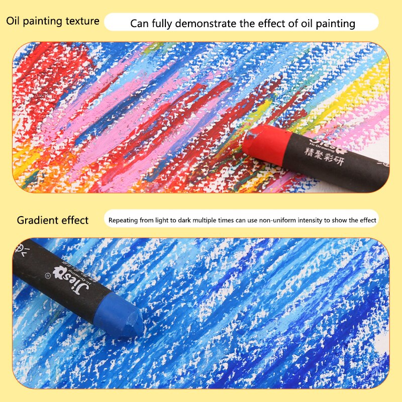 Oil pastel set 24 colors 36 colors children water-soluble pastels wonderful sticks crayons art students painting pigment sticks