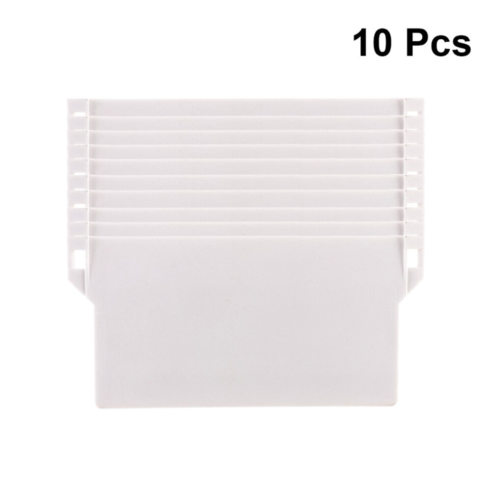 10PC 89MM Vertical aveugle blanc fond poids lattes Portable en plastique plaque inférieure PVC Vertical aveugle raccords rouleau accessoires