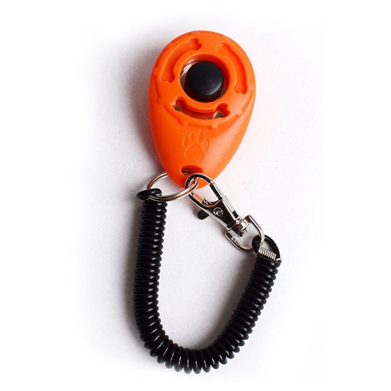 Pet Dog Trainings Personal Sounder Dog Trainer Click Adjustable Sound Plastic Key Chain and Wristband Dog Pet Product
