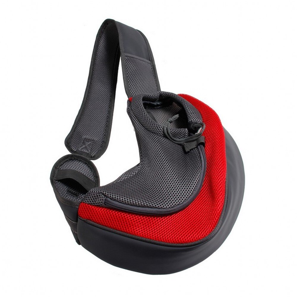 S/L Pet Puppy Carrier Outdoor Travel Hond Kat Schoudertas Mesh Oxford Single Comfort Sling Handtas Tassen huisdier Product: Red / L