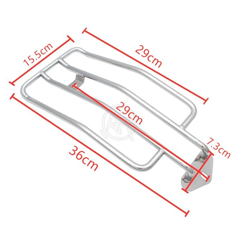 Universal Motorrad Flaggenhalter Für Gepäckträger – Verstellbar, Chrom/schwarz Für Harley & Touring