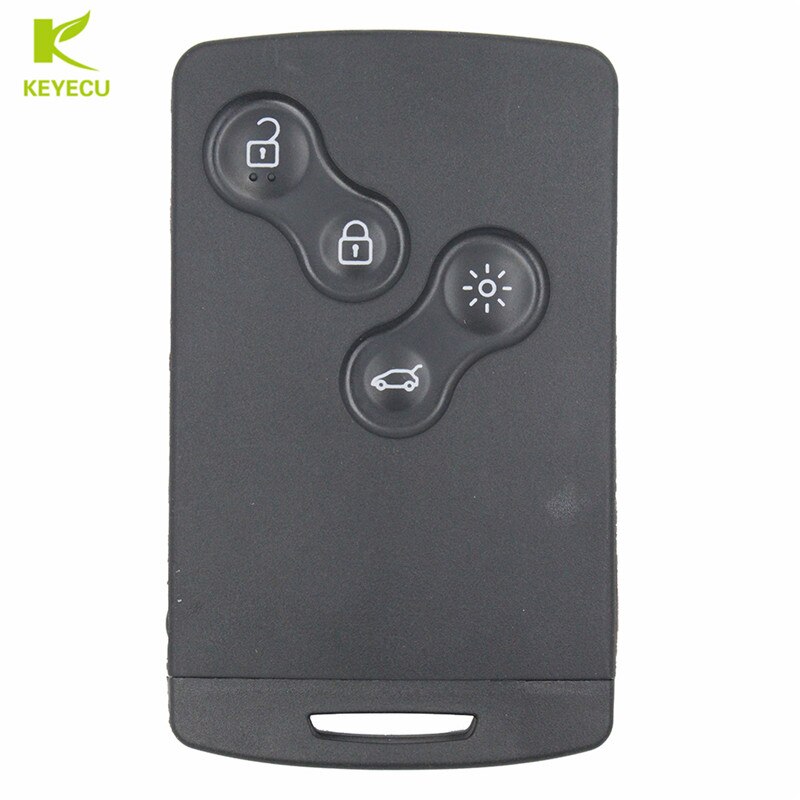 KEYECU Replacement Non-handsfree Remote Key Fob 433MHZ PCF7953M/4A Chip for Renault Clio IV Captur P/N: 285974100R