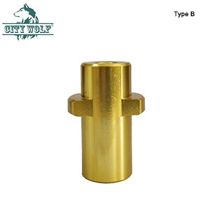 10PCS aluminum karcher adaptor G1/4 thread for karcher K2 K3 K4 K5 K6 K7 high pressure washer joint snow foam lance adaptor: innerside thread