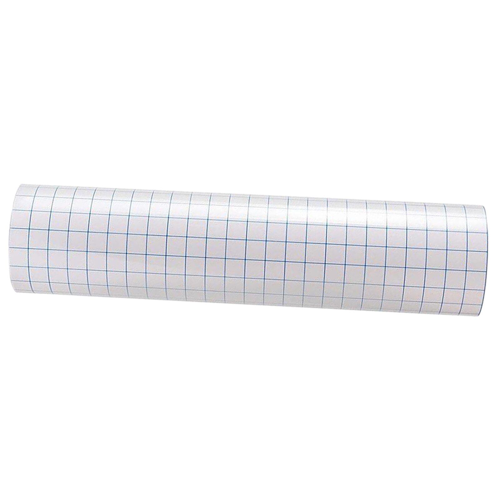 Vinyl Transfer Tape Roll (12” x 3.28 Feet) Clear Vinyl Transfer Paper for Silhouette Cameo Crafts w/ Blue Alignment Grid