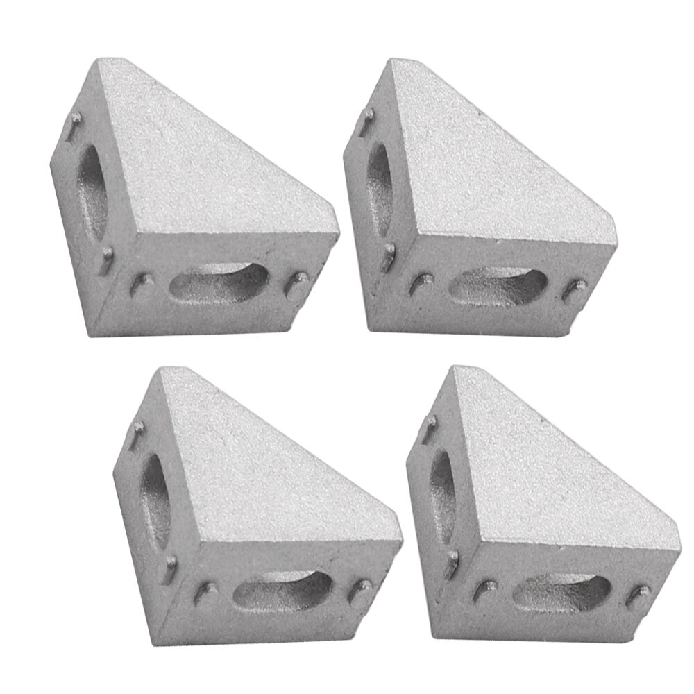 2/4 Stück Aluminiumprofil Eckwinkelverbinder Verschluss mit Mutter + M5 Flachkopfschraube für V-Slot 3D-Druckerteile