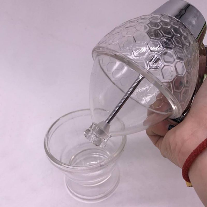 ściskać butelka syrop dozownik soku akrylowy syrop miodowy dozownik garnek na miód pojemnik kuchnia puszki zachowane