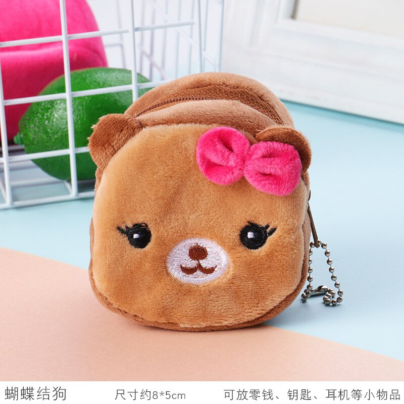 Litthing lindo Mini monedero mujeres bolso niños monedero cartón Animal Wallet estudiante almacenamiento bolsa titular 1 Uds: 11