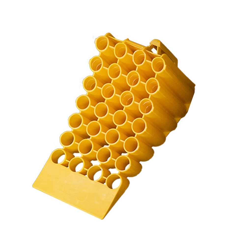 Bloc de blocage de roue Portable pour camion, pour camion, pour pneu de Base antidérapant en nid d'abeille, tampon fixe jaune: L