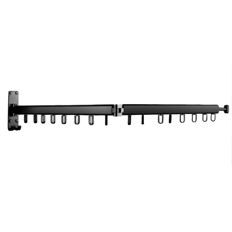 Dubbele Stang/Enkele Staaf Kleerhanger Intrekbare Opvouwbare Muur Opknoping Droogrek: BK-2