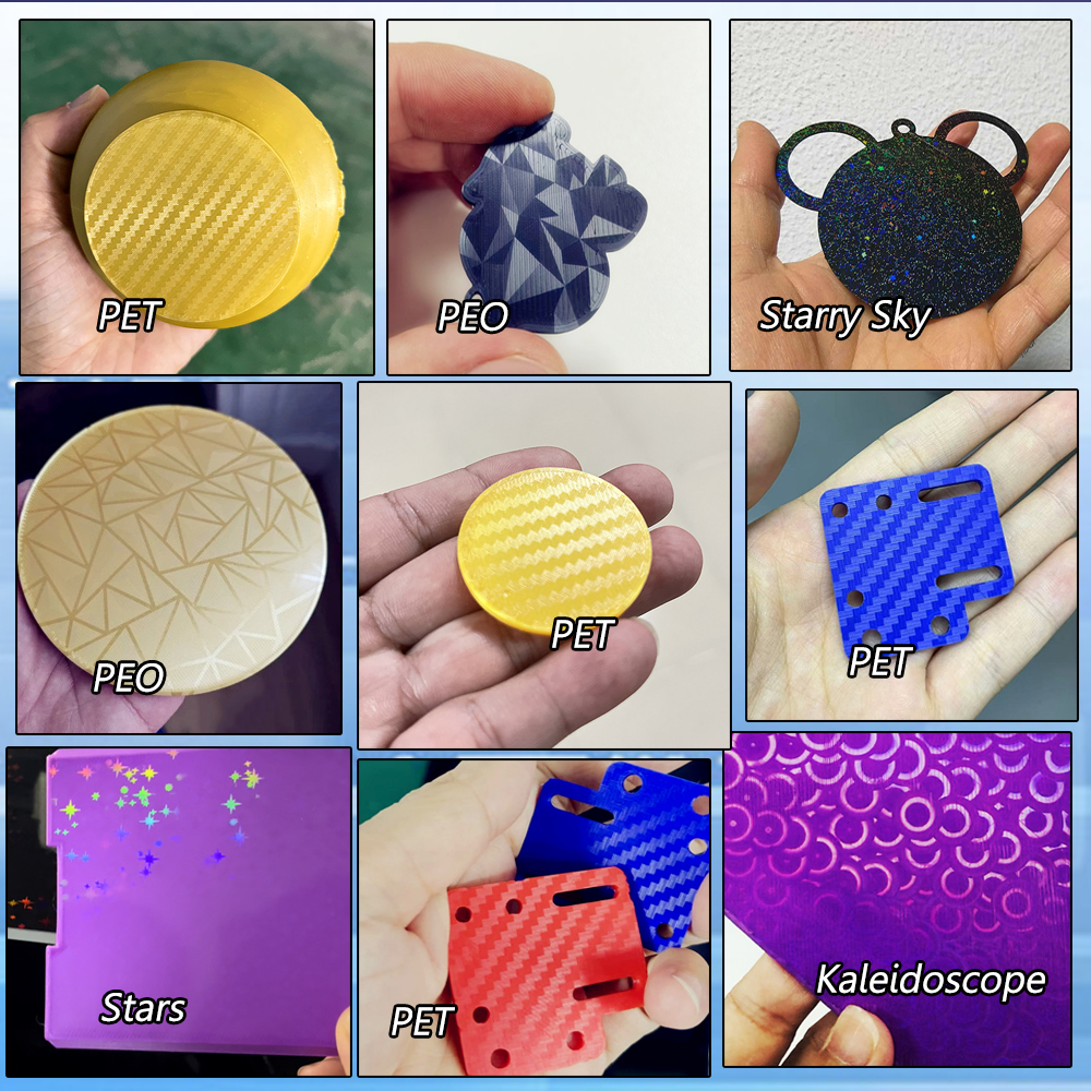 P1P P1S Plate for Bambu lab A1 Build Plate Smooth X1C Spring Steel Sheet Double Side 3D Print for Bambu Bamboo X1 Carbon Plate