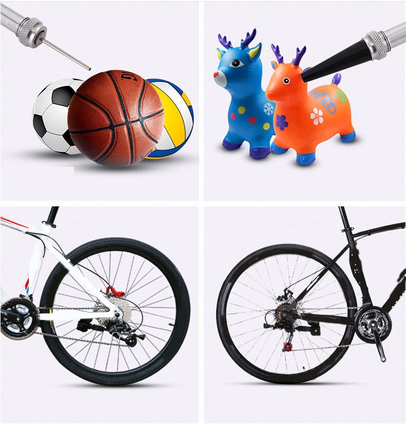 WHEEL UP Bicycle Mini Hand Pump with Gauge Aluminum Alloy Tire Inflator Bike Performance Tyre Pump Portable Cycling Air Pump H67