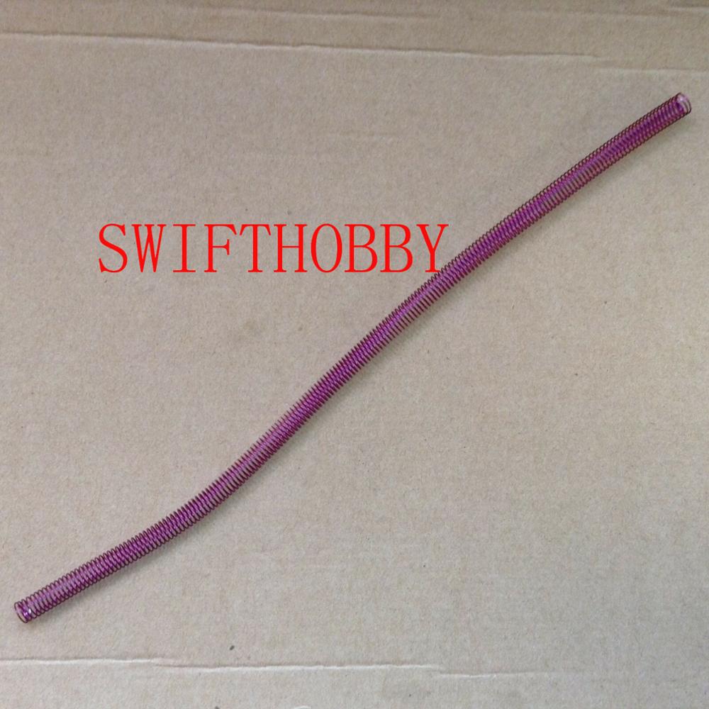 Purple silicone tube line Protection spring 300mm long 5mm ID RC Boat