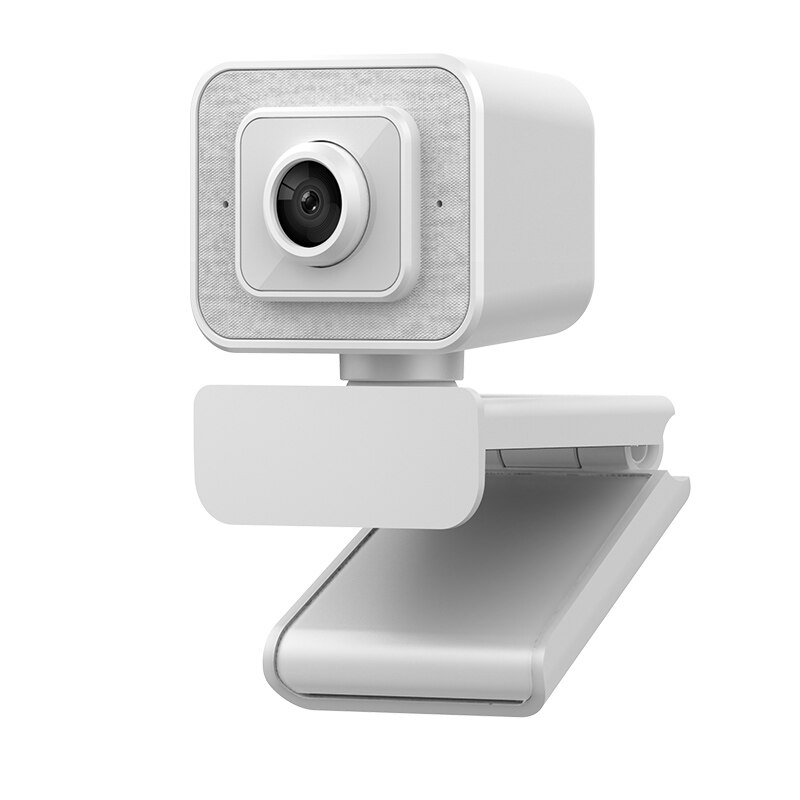 V24 Full Hd Video Webcam 1080P Hd Camera Usb Webcam Handmatige Focus Computer Web Camera Met Ingebouwde microfoon Voor Pc Laptop: WHITE