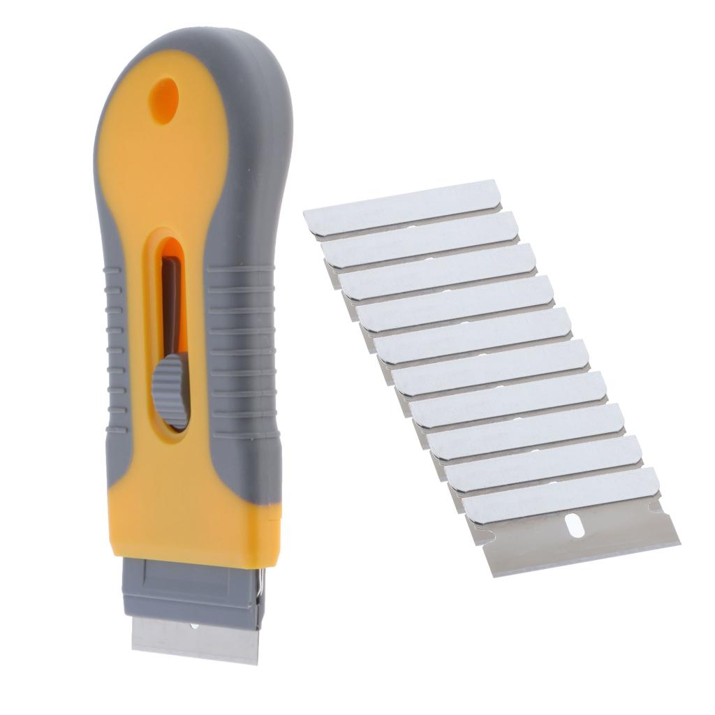 Razor Scraper wit 10x Oven Safety Blade Window Tint Tools Vinyl Car Squeegee