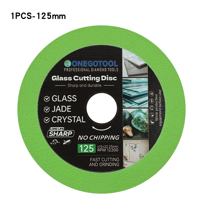 1Stck Glas Trennscheibe 100/115/125*22,23mm Ultra-dünne Sägeblatt Diamant Jade wein Flasche Keramik Polnischen Winkel Schleifer Maschine: Himmel Blau