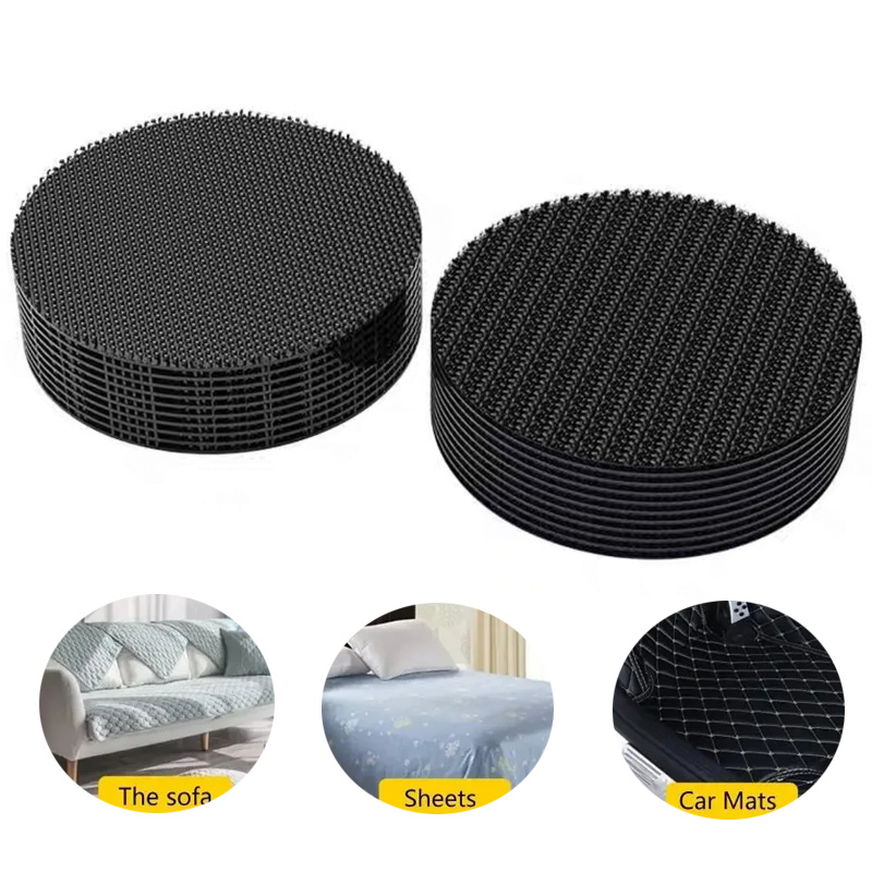 Ruban adhésif Velcro très résistant, attaches auto-adhésives, bande Velcro double face, cravate, ruban de fixation Super à crochets et boucles: 10mm / Black