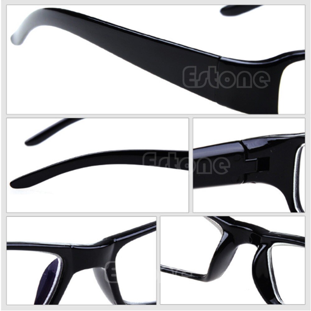 Unisex zwarte monturen bril voor bijziendheid  -1 -1.5 -2 -2.5 -3 -3.5 -4 -4.5 -5.5 -6