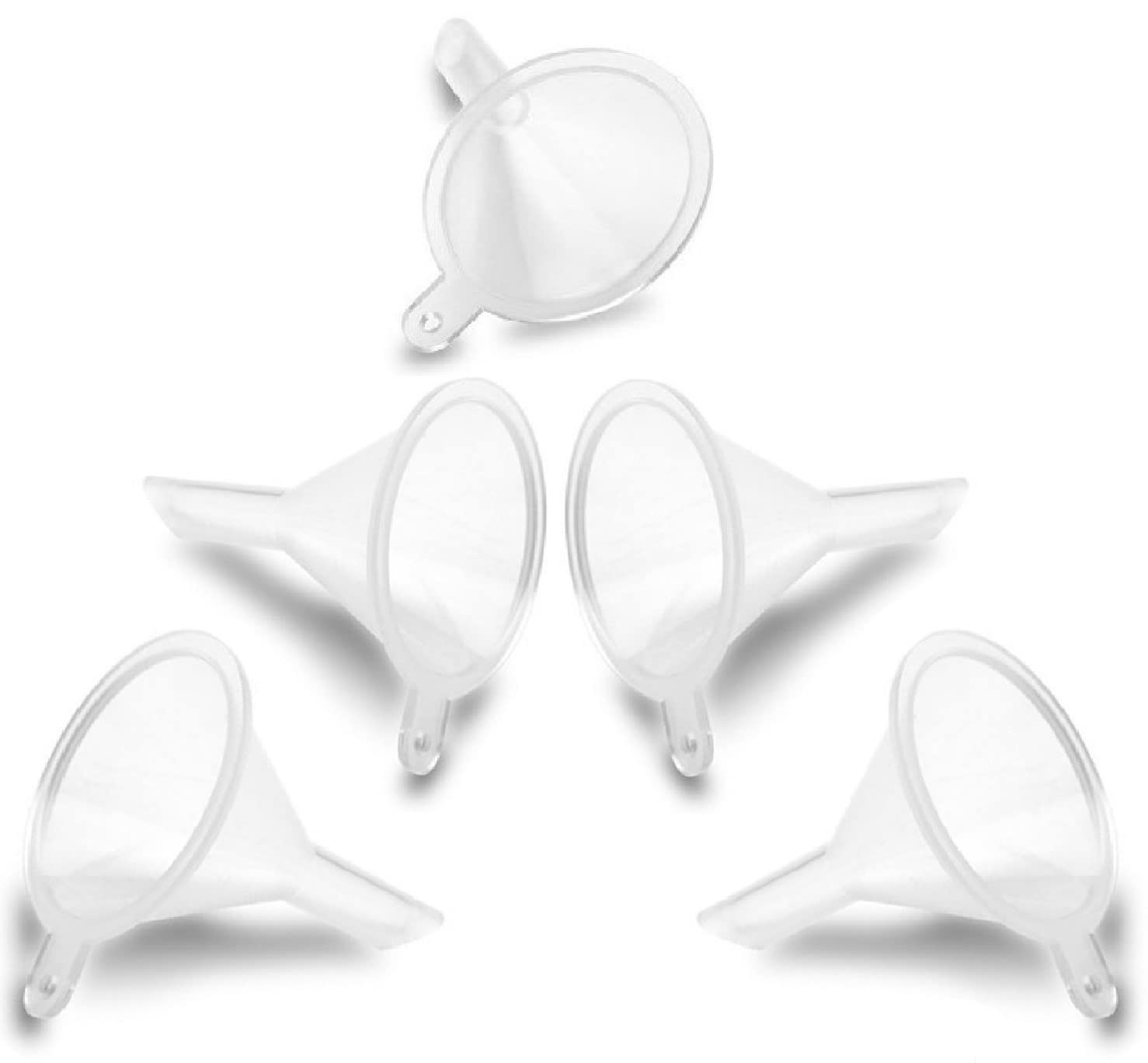 10 Stuks Mini Trechter Vullen Lege Fles Verpakking Tool Voor Reizen Plastic Mini Kleine Trechters Voor Parfum Vloeistof Essentieel